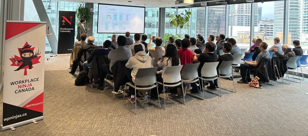 Ali Alame presenting at Workplace Ninjas Vancouver 2025